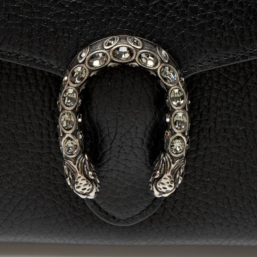 Gucci Leather Crystal Dionysus Chain Wallet - Picture 10 of 11